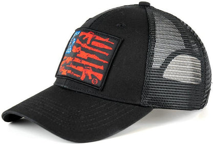  LA Police Gear Woven Gun Flag Hat