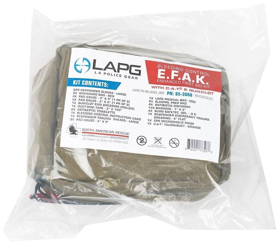  LAPG NAR Bleeding Control E.F.A.K. W/CAT + QuikClot