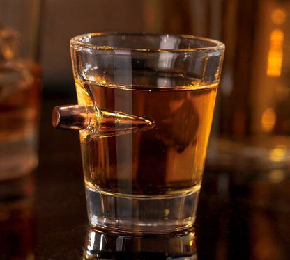  Lucky Shot .308 Projectile Bullet Shot Glass