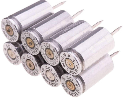  Lucky Shot 9MM Push Pins (Set Of 8)