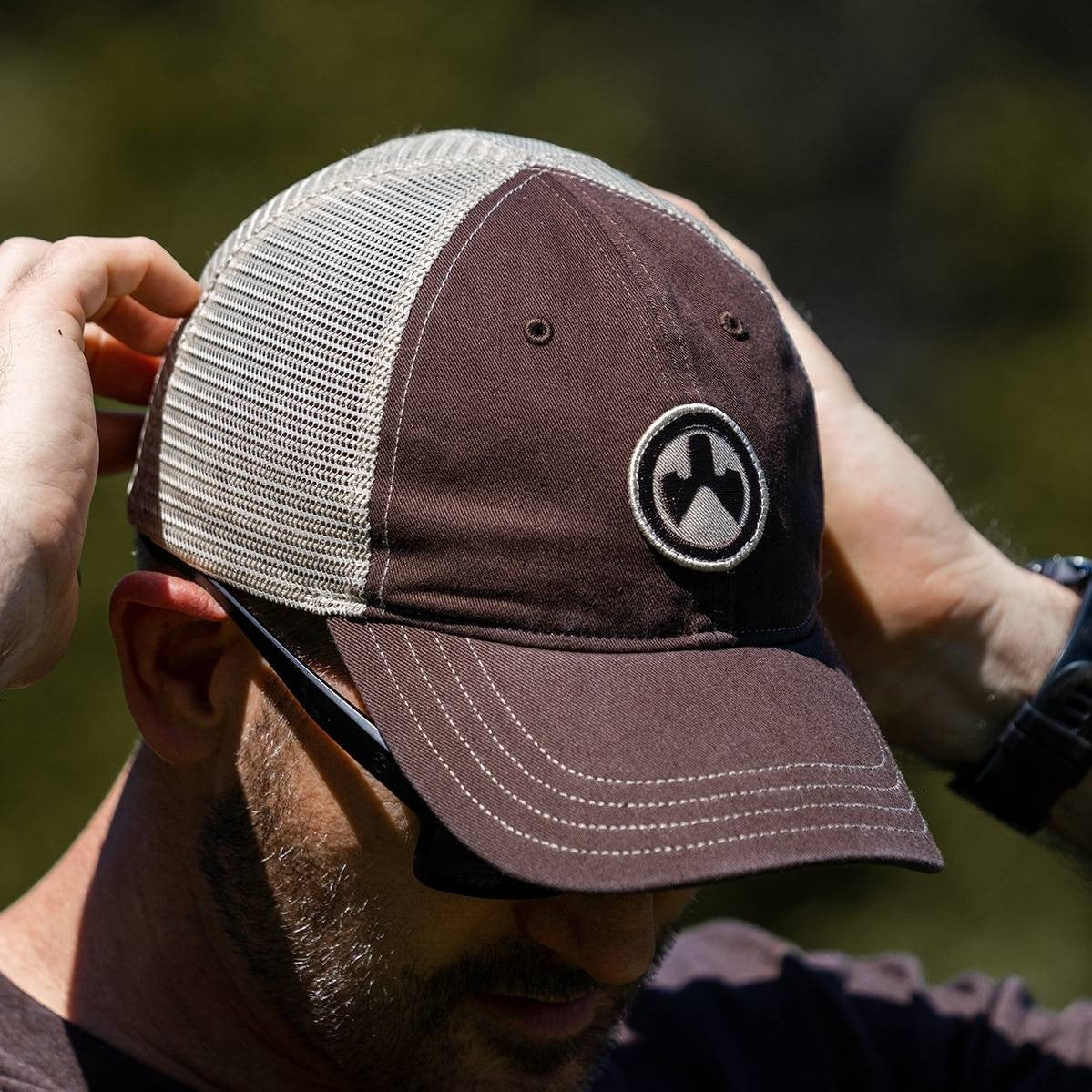  Magpul Icon Patch Garment Washed Trucker Hat