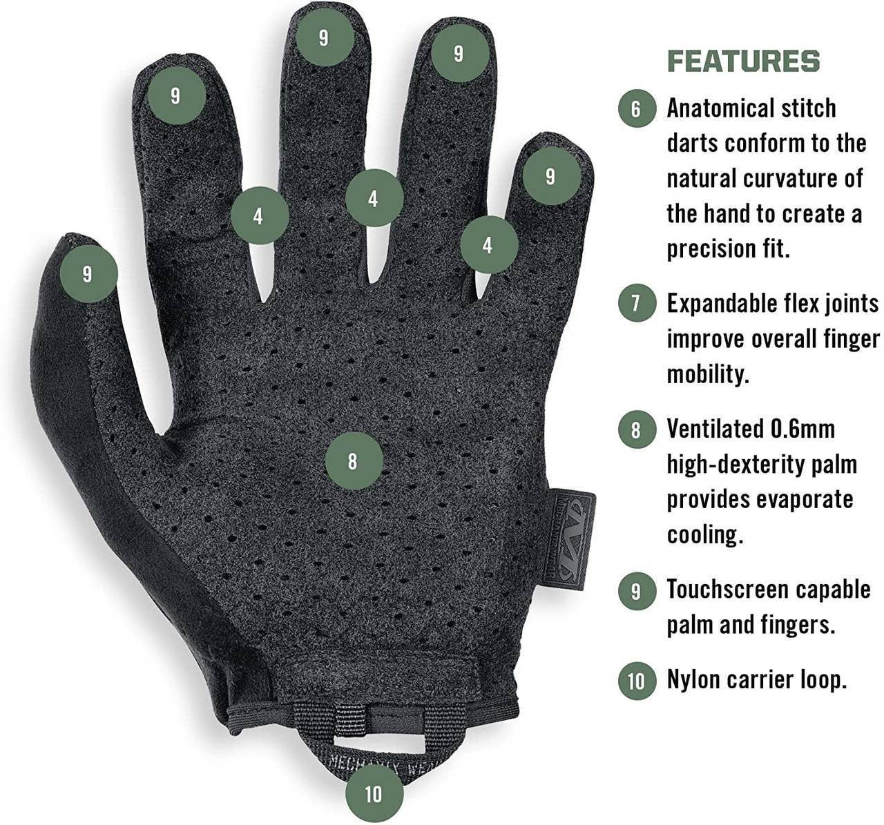  Mechanix Wear Black Specialty Vent Glove
