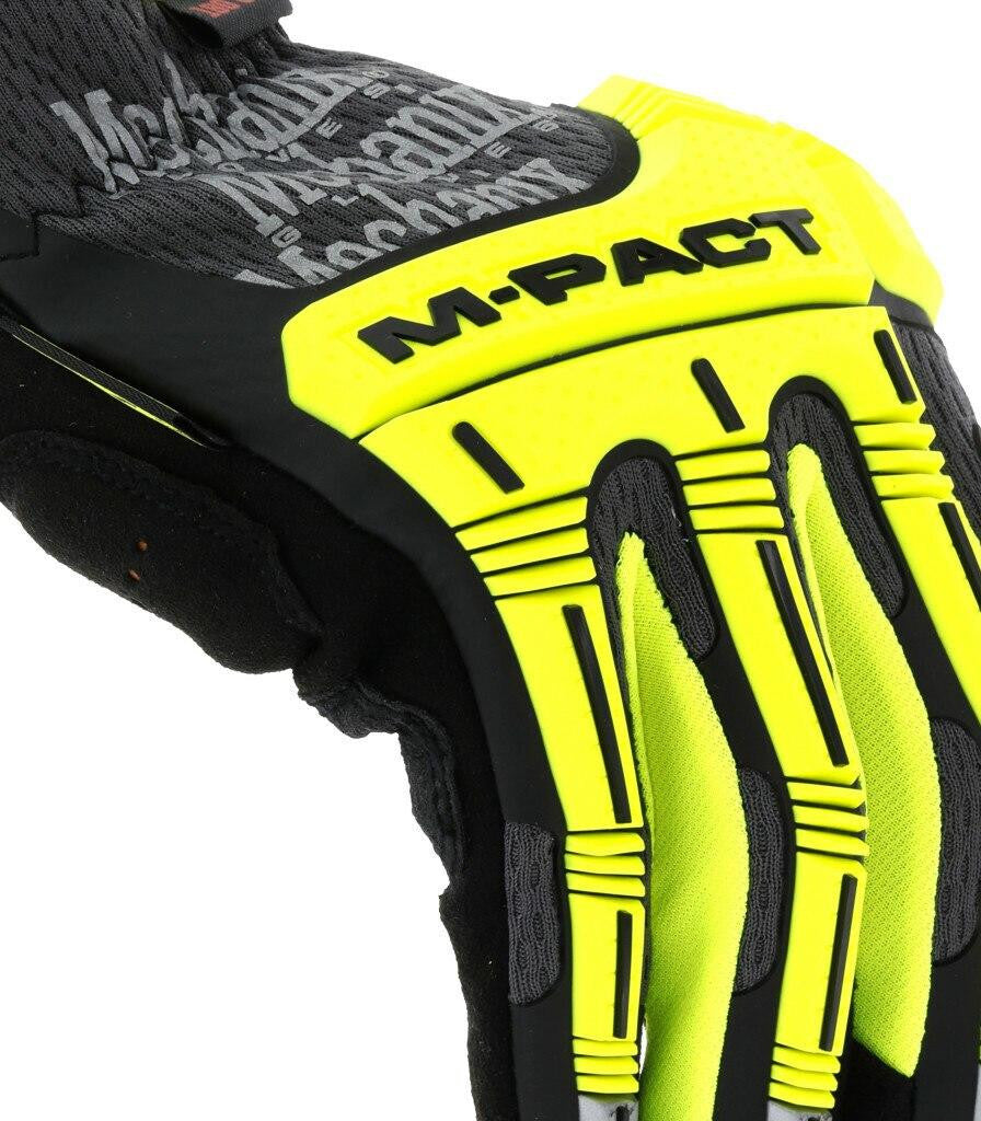  Mechanix Wear M-Pact Open Cuff D5 Hi-Viz Glove