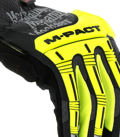  Mechanix Wear M-Pact Open Cuff D5 Hi-Viz Glove