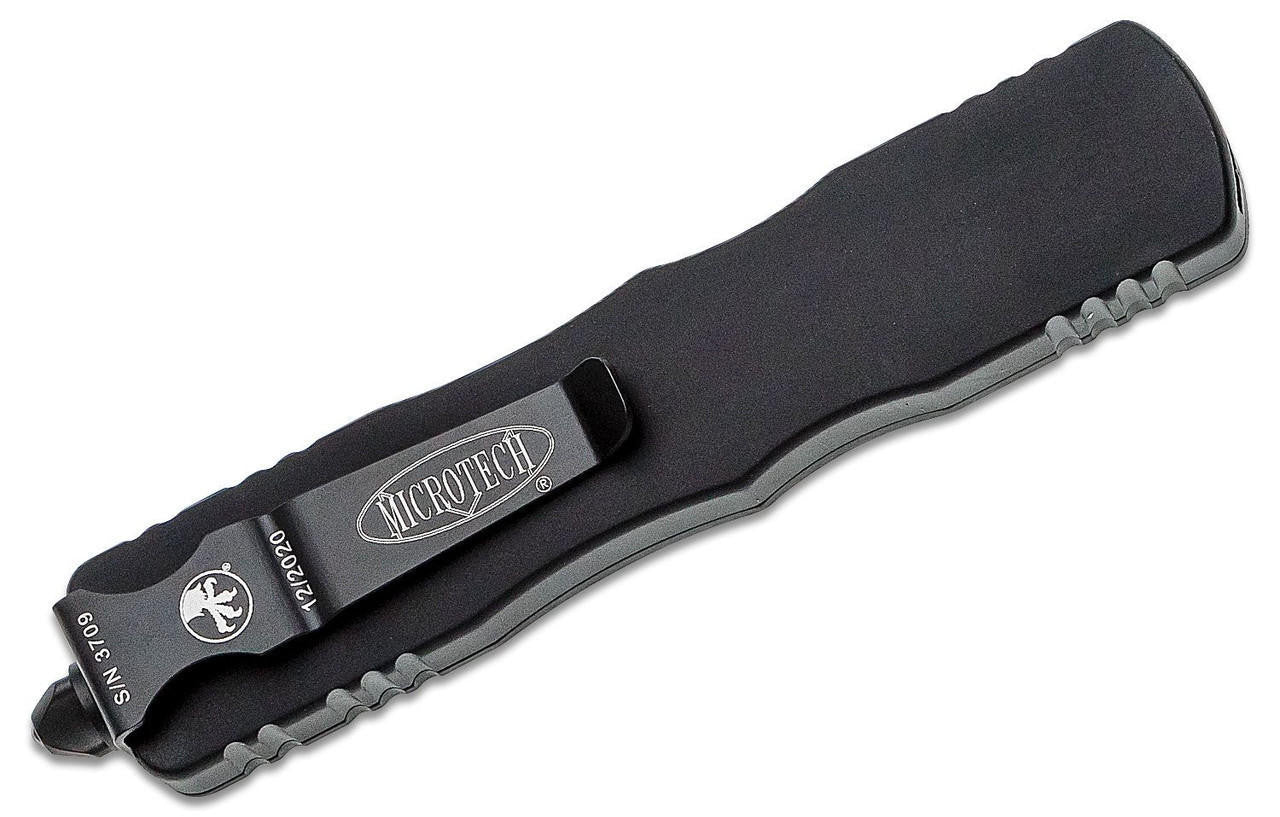  Microtech Dirac Delta Fully Serrated Dual Action Auto OTF Knife