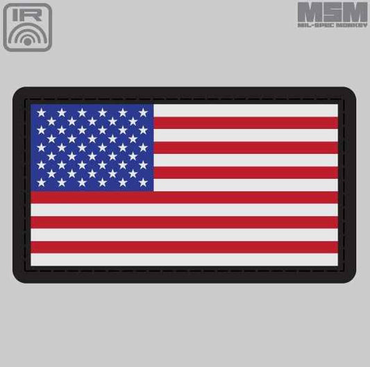  Mil-Spec Monkey MSM IR Sealed US Flag Patch