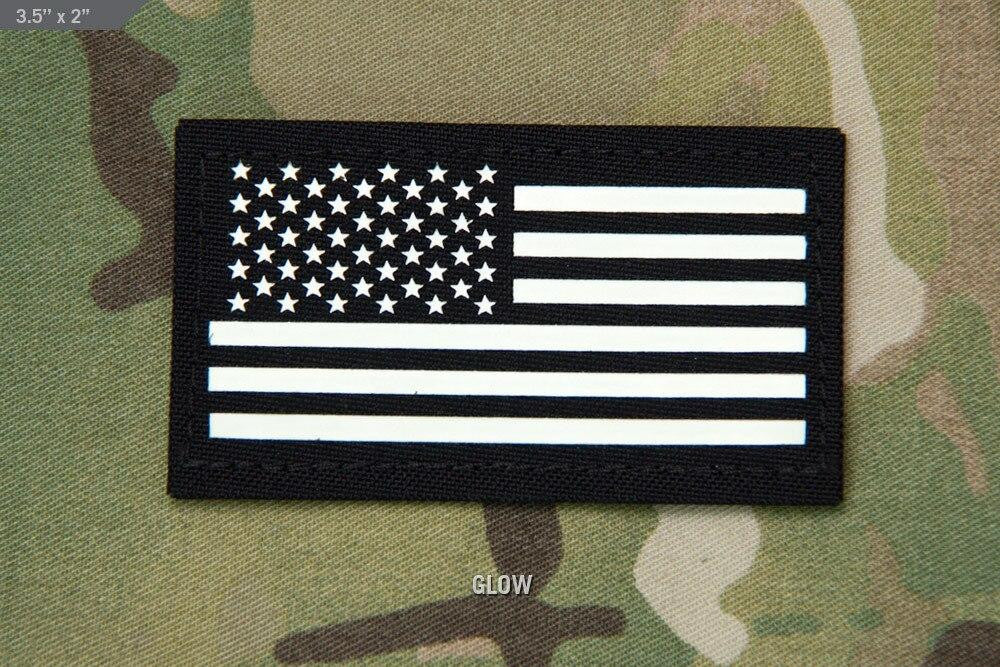 Mil-Spec Monkey US FLAG Glow - IR TOOLS Patch