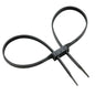  Monadnock Double Cuff Disposable Restriants 100pack Black