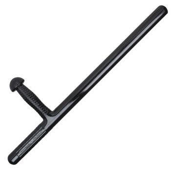  Monadnock PR-24 Rigid Side-Handle Black Polycarbonate Baton With Knurled Standard Handle
