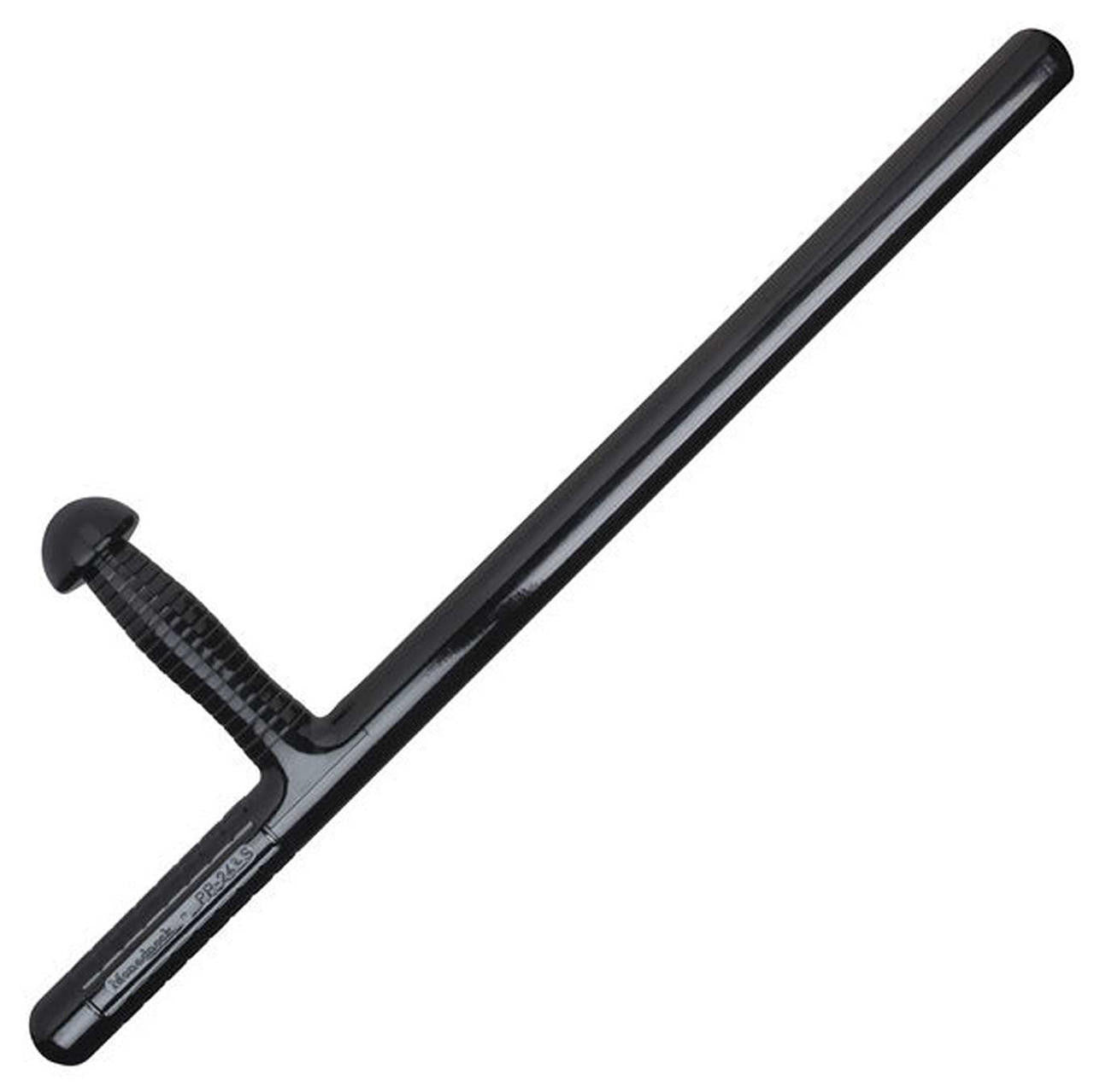  Monadnock PR-24 Rigid Side-Handle Black Polycarbonate Baton With Knurled Trumble Stop Handle