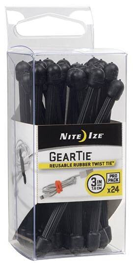  Nite Ize Gear Tie ProPack 3 In. - 24 Pack