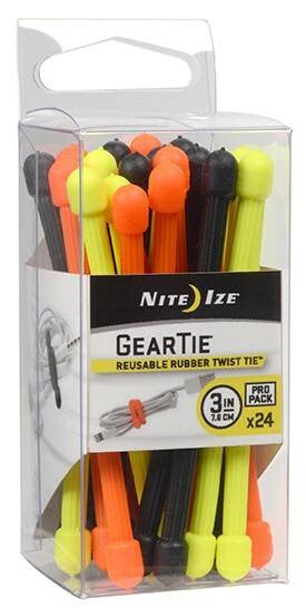  Nite Ize Gear Tie ProPack 3 In. - 24 Pack