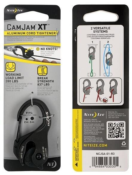  Nite Ize CamJam XT Aluminum Rope & Cord Tightener
