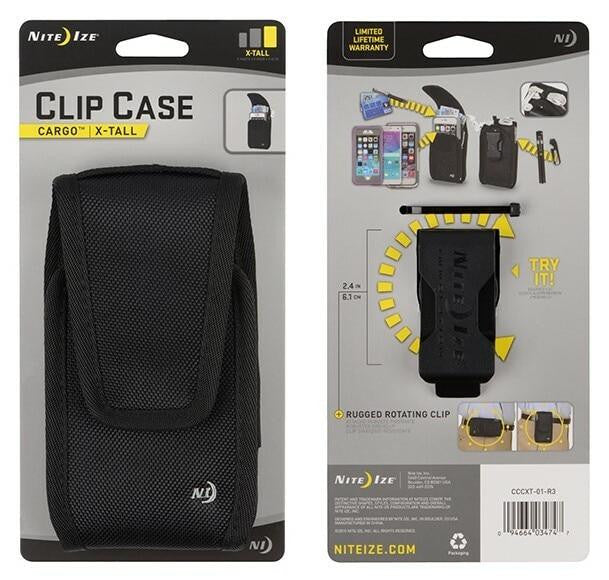  Nite Ize Clip Case Cargo Universal Rugged Holster Extra Tall