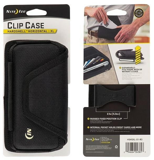  Nite Ize Clip Case Hardshell Horizontal Universal Rugged Holster