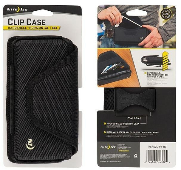  Nite Ize Clip Case Hardshell Horizontal Universal Rugged Holster