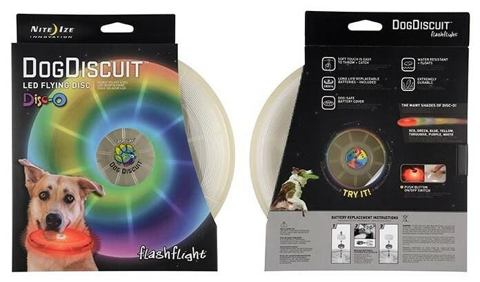  Nite Ize Flashflight Dog Discuit LED Flying Disc - Disc-O