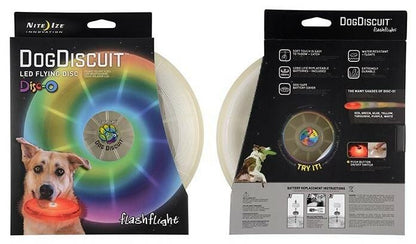  Nite Ize Flashflight Dog Discuit LED Flying Disc - Disc-O
