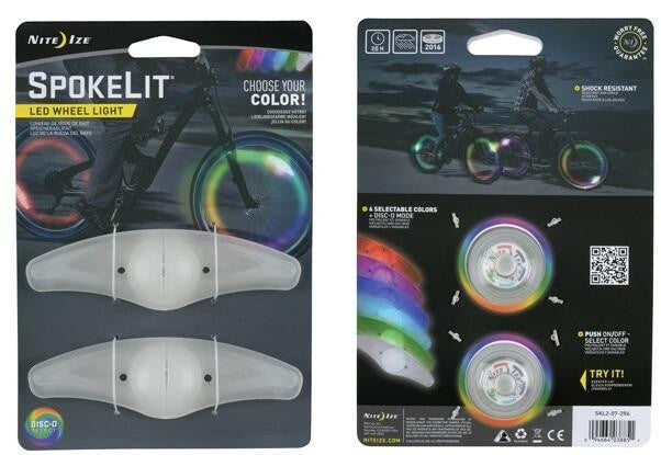  Nite Ize SpokeLit Wheel Light Disc-O Select - 2 Pack