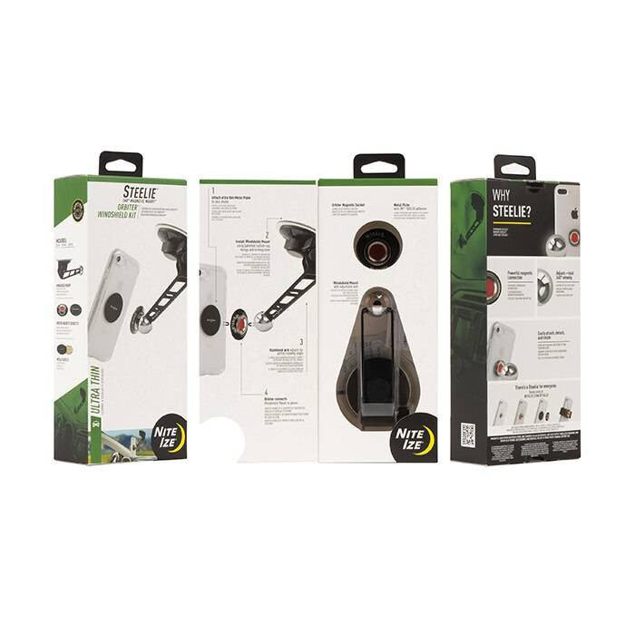  Nite Ize Steelie Orbiter Windshield Kit