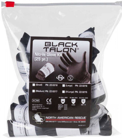  North American Rescue Black Talon Glove Kit ZZ-0216