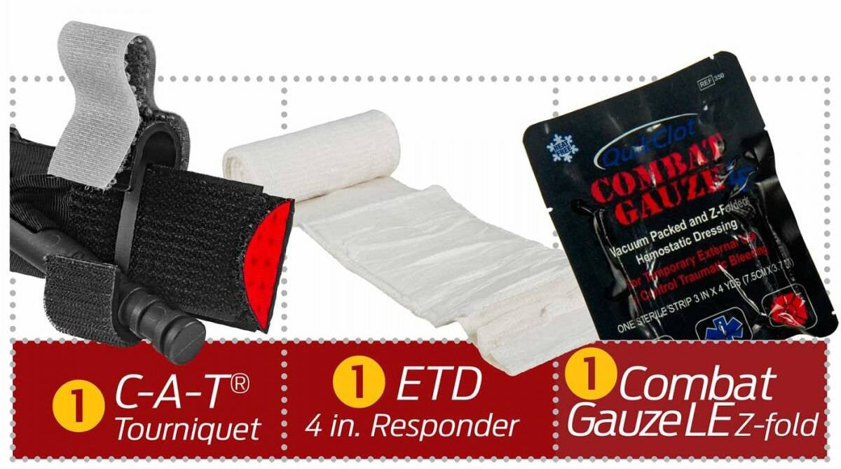  North American Rescue Compact Officer Response Emergency (CORE) Kit