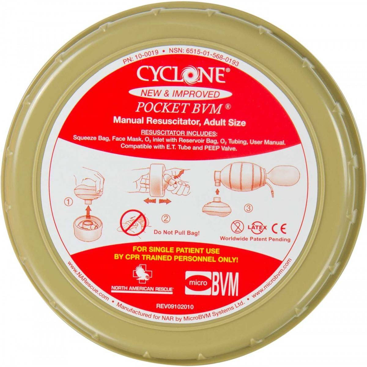  North American Rescue Cyclone Pocket BVM
