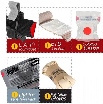  North American Rescue Eagle IFAK With Combat Gauze
