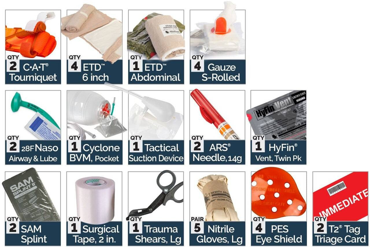  North American Rescue EMS Rapid Deplyment Kit