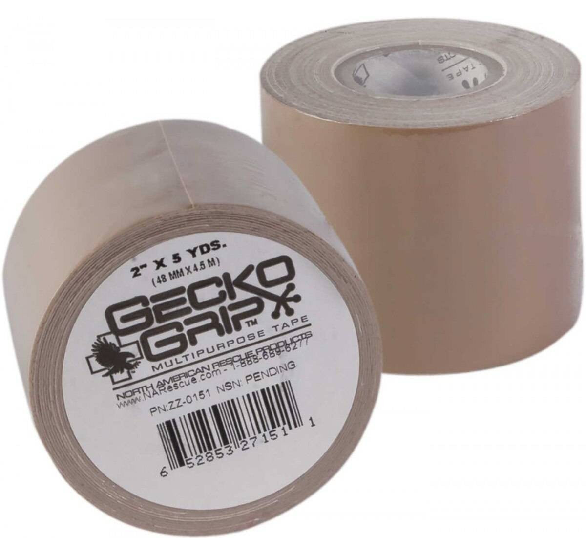  North American Rescue Gecki Grip Multi-Purpose Tape (6 Per Pack) - Tan
