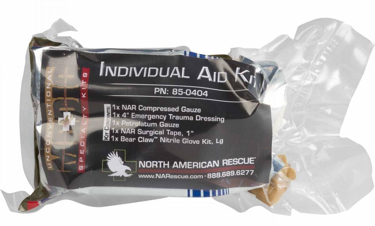  North American Rescue Individual Aid Kit