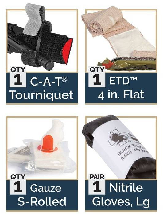  North American Rescue (IPOK) Individual Patrol Officer Kit