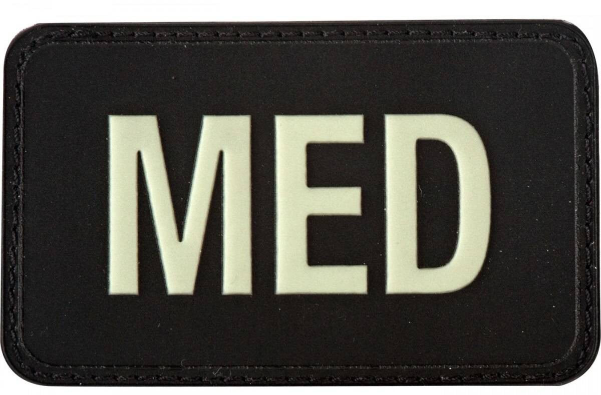 North American Rescue Luminous Med ID Patch (2 Per Pack)