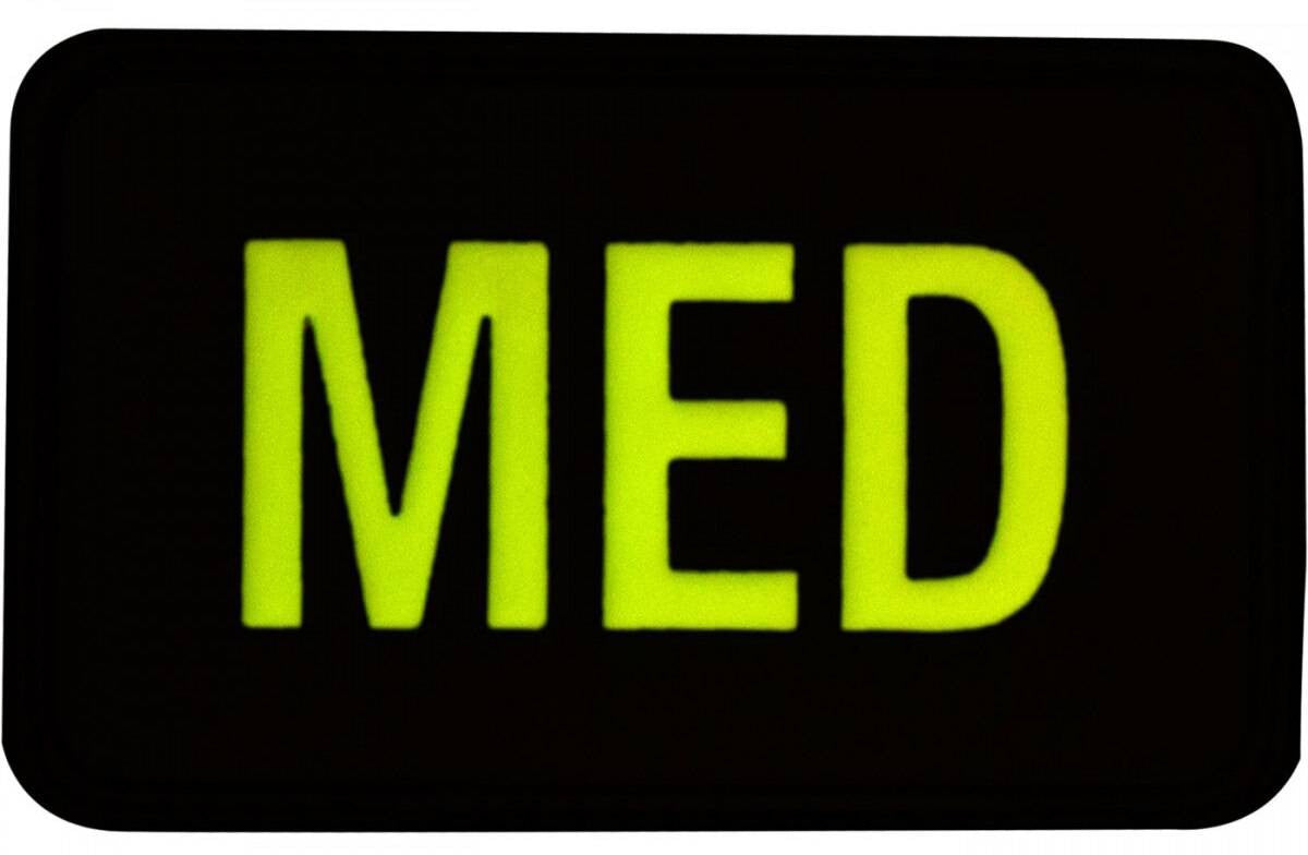  North American Rescue Luminous Med ID Patch (2 Per Pack)