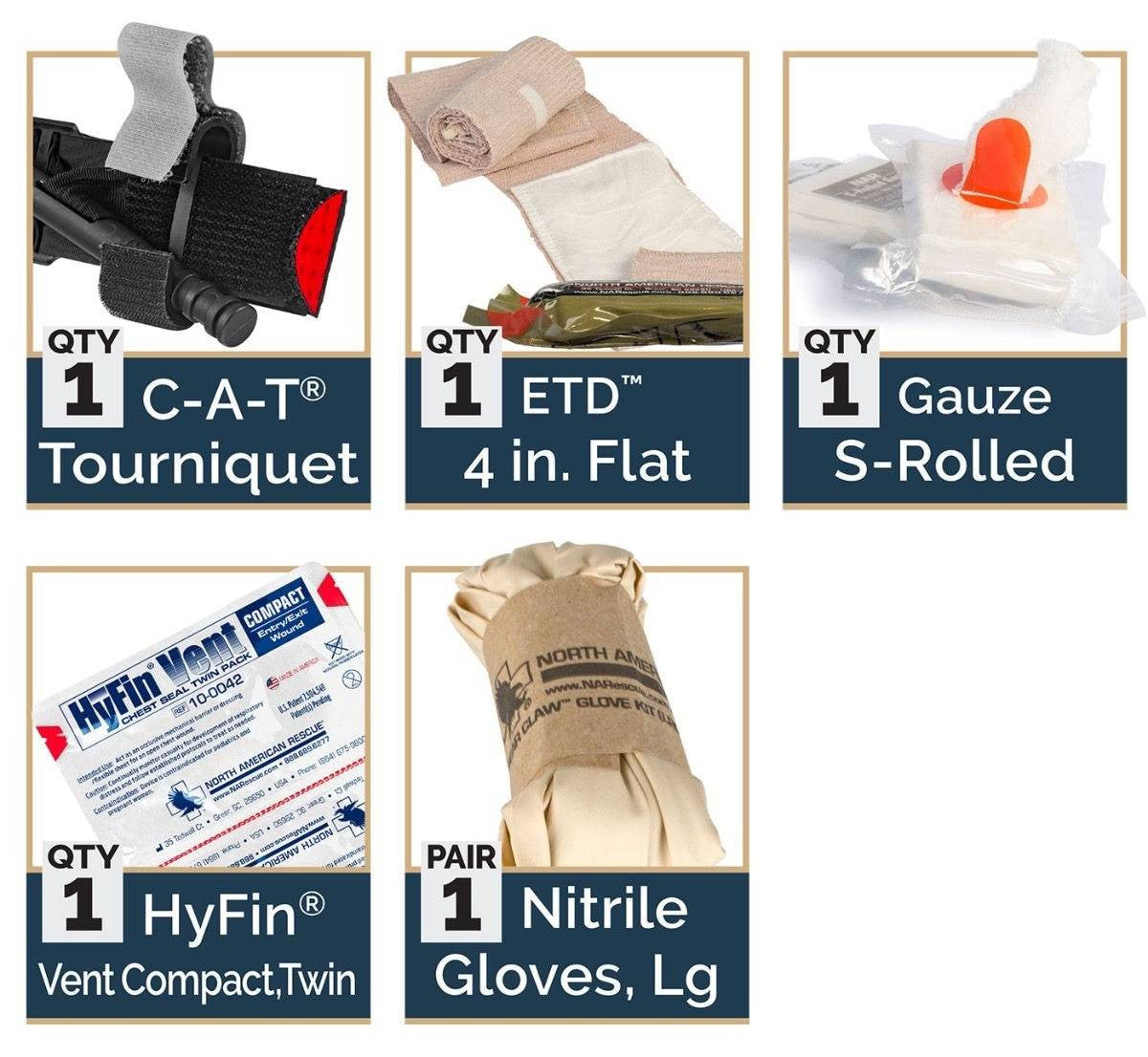  North American Rescue M-Fak Mini First Aid Kit LE