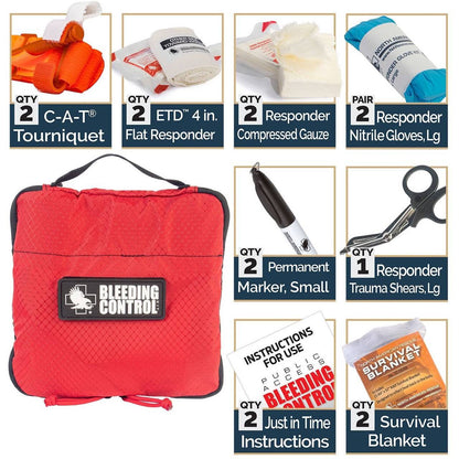  North American Rescue Public Access Bleeding Control Twin Pack