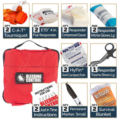  North American Rescue Public Access Bleeding Control Twin Pack