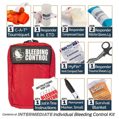  North American Rescue Public Access Individual Bleeding Control Kit