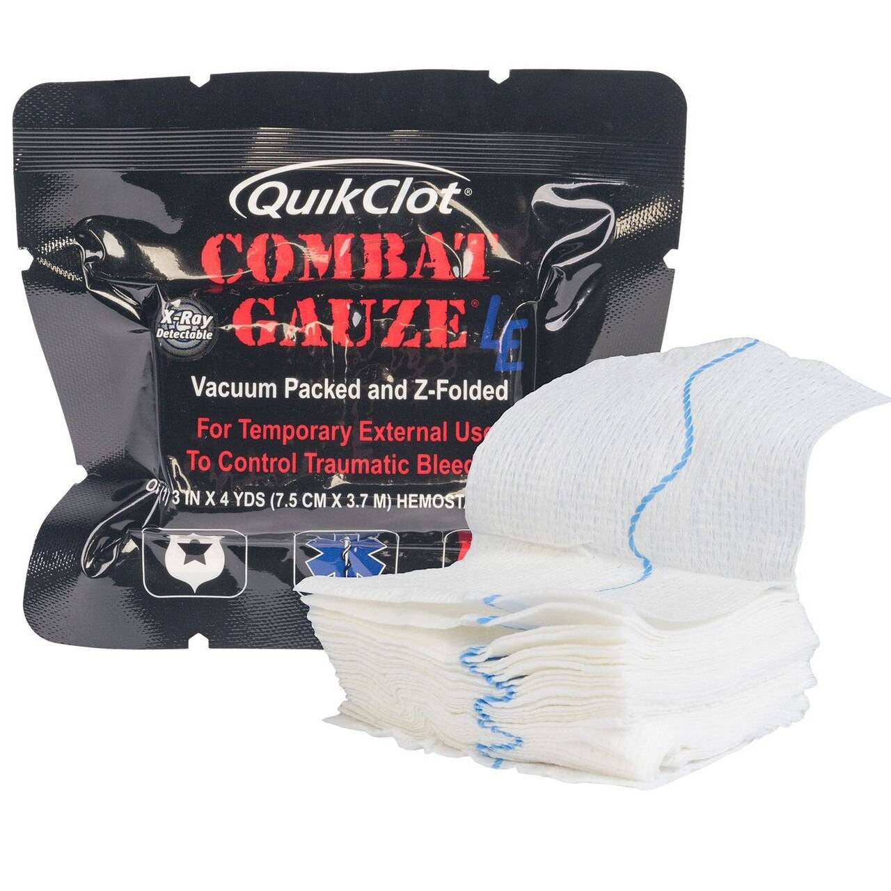  North American Rescue Quickclot Combat Gauze LE