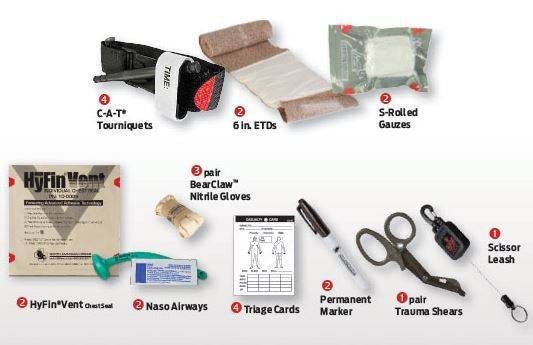  North American Rescue Rescue Task Force Vest Kit With Side Armor