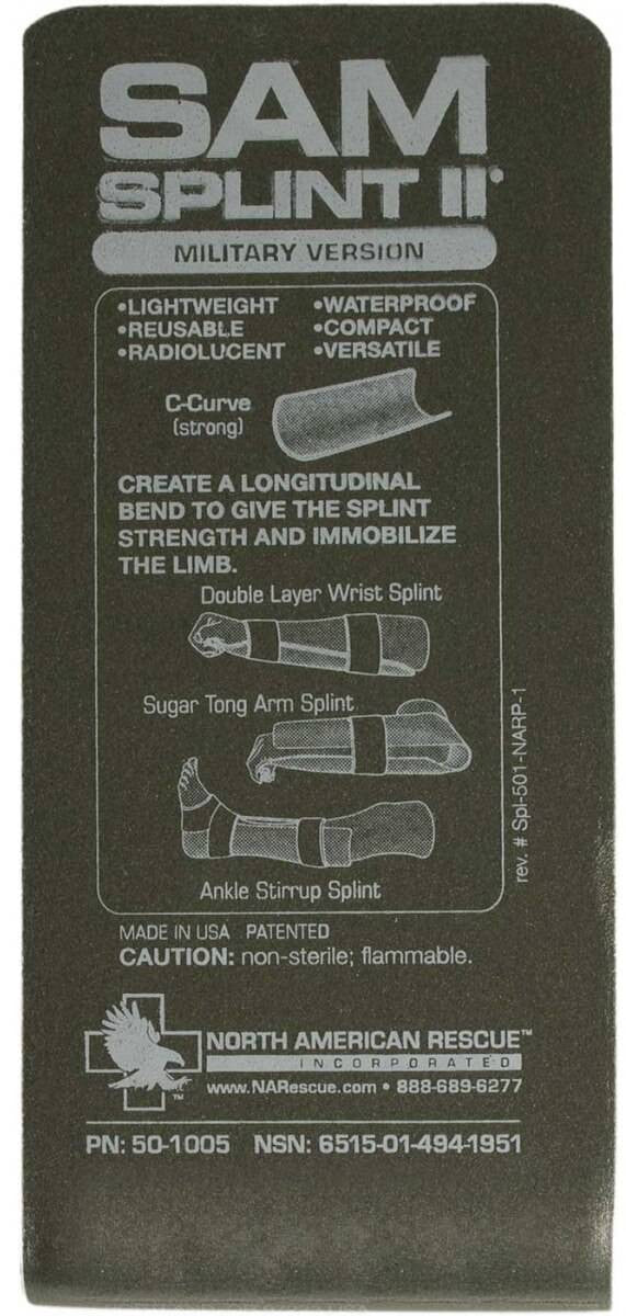  North American Rescue Sam Splint II
