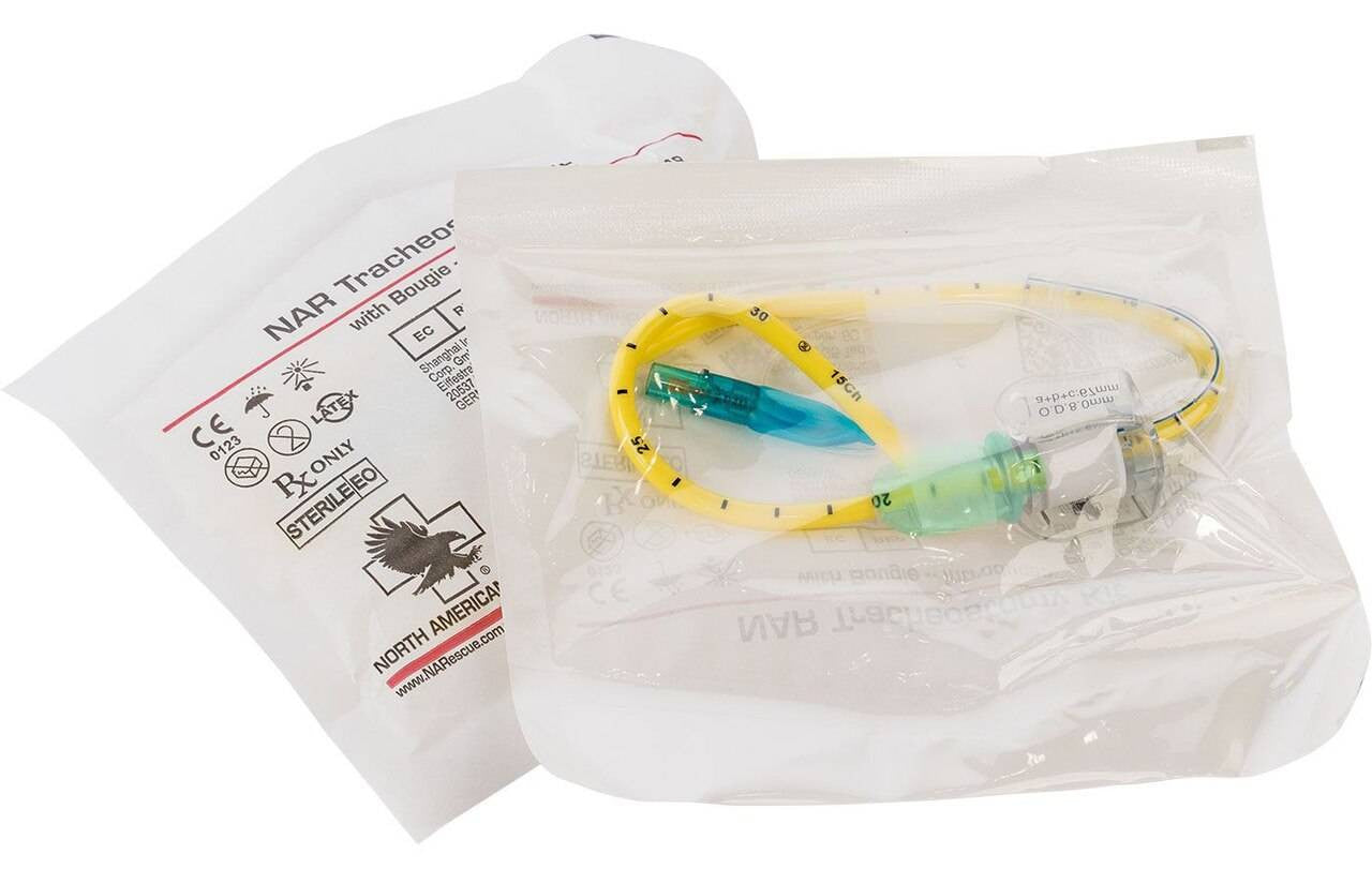  North American Rescue Tracheostomy Kit With Bougie Introducer