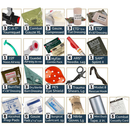  North American Rescue USMC Combat Lifesaver Resupply Kit