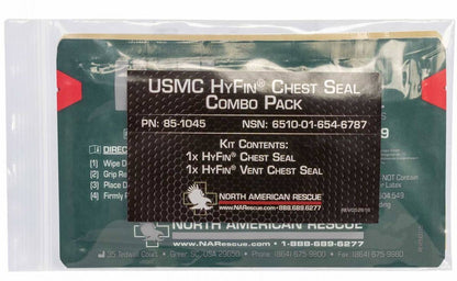  North American Rescue USMC HYFIN Chest Seal Combo Pack