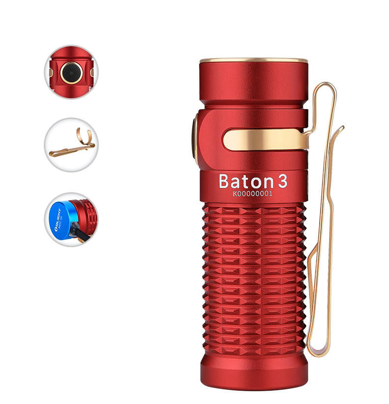  Olight Baton 3 1200 Lumen Tactical Flashlight