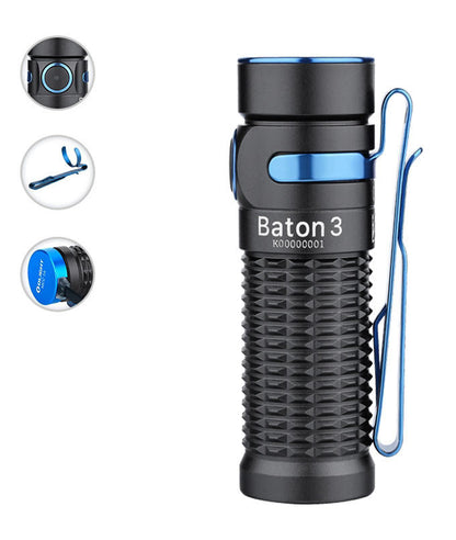  Olight Baton 3 1200 Lumen Tactical Flashlight