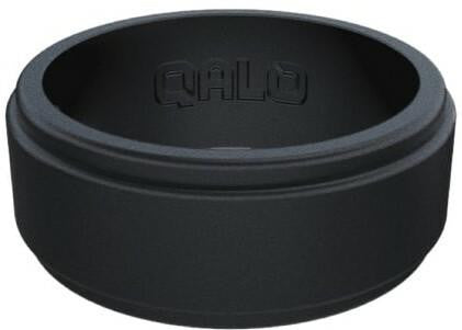  Qalo Men's Tungsten Step Edge Polished Ring QS9-MXM