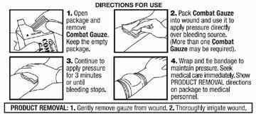  QuikClot Combat Gauze LE