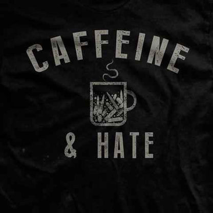  Ranger Up Bullets Caffeine And Hate Vintage Shirt