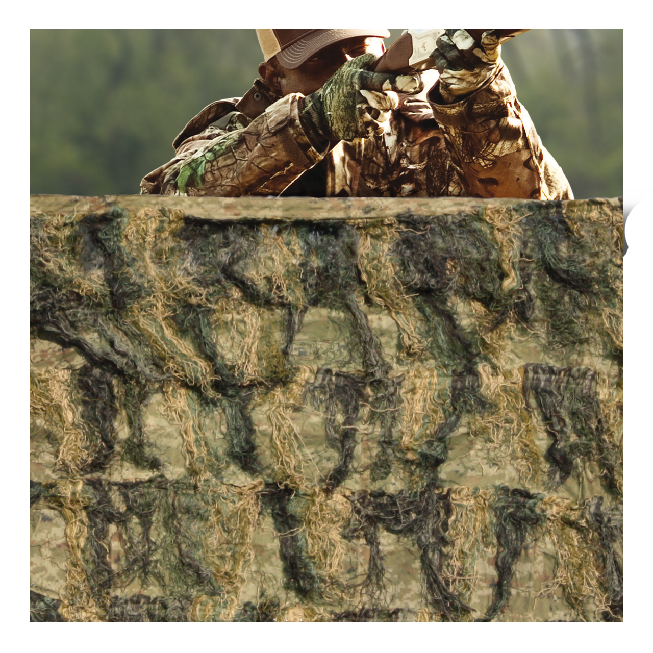  Red Rock Outdoor Gear 5'x12' Ghillie Blind Camo Netting
